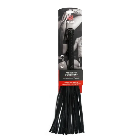 SEI MIO - Primed for Punishment - Faux Leather Flogger SEI MIO - Primed for Punishment - Faux Leather Flogger