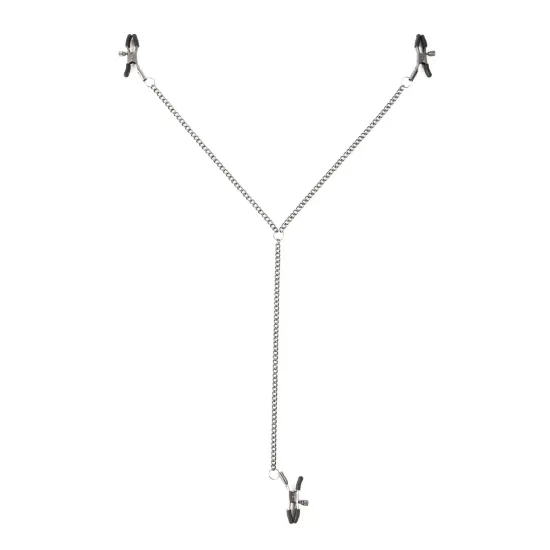 SEI MIO - Triple Tease - Adjustable Nipple and Clit Clamp Set SEI MIO - Triple Tease - Adjustable Nipple and Clit Clamp Set