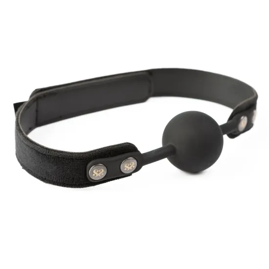 SEI MIO - Strictly Come Quietly - Soft Strap Silicone Ball Gag