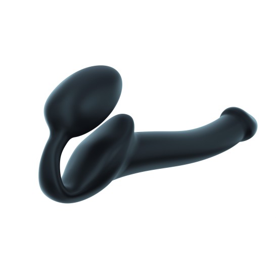 Strap On Me - Semi-Realistic Bendable Strap-On Black - S Strap On Me - Semi-Realistic Bendable Strap-On Black - S