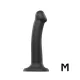 Strap On Me - Semi-Realistic Dual Density Bendable Dildo Black - M Strap On Me - Semi-Realistic Dual Density Bendable Dildo Black - M