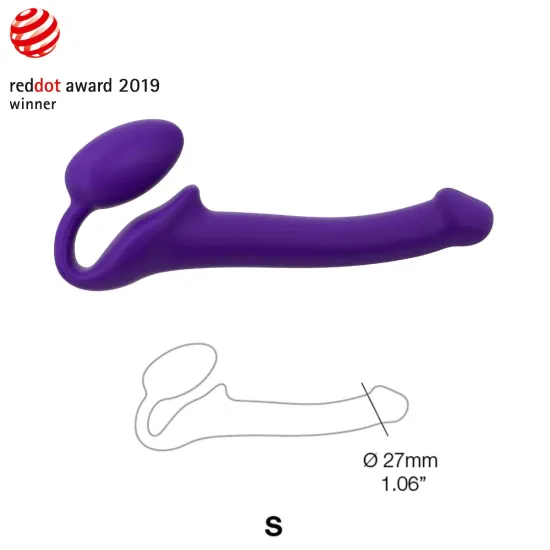 Strap On Me - Semi-Realistic Bendable Strap-On Purple - S Strap On Me - Semi-Realistic Bendable Strap-On Purple - S
