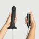 Strap On Me - Squirting Cum Dildo Semi-Realiste Black - L Strap On Me - Squirting Cum Dildo Semi-Realiste Black - L
