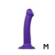 Strap On Me - Semi-Realistic Dual Density Bendable Dildo Purple - M Strap On Me - Semi-Realistic Dual Density Bendable Dildo Purple - M