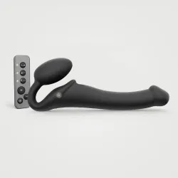 Strap On Me - Vibrating Bendable Strap-On - M - Black