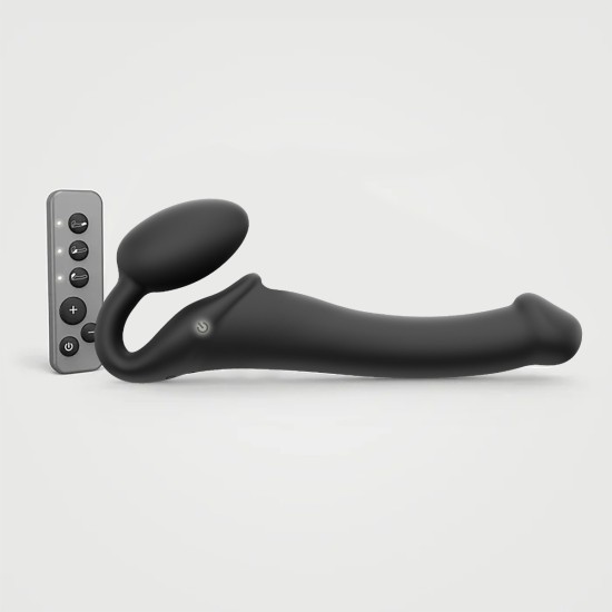 Strap On Me - Vibrating Bendable Strap-On - M - Black Strap On Me - Vibrating Bendable Strap-On - M - Black