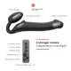 Strap On Me - Vibrating Bendable Strap-On - M - Black Strap On Me - Vibrating Bendable Strap-On - M - Black