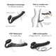 Strap On Me - Vibrating Bendable Strap-On - M - Black Strap On Me - Vibrating Bendable Strap-On - M - Black