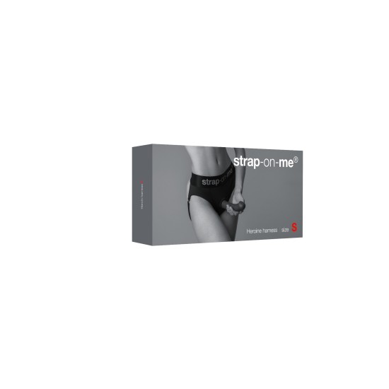 Strap On Me - Harness Lingerie Heroine - S - Black Strap On Me - Harness Lingerie Heroine - S - Black