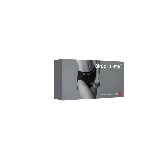 Strap On Me - Harness Lingerie Heroine - S - Black Strap On Me - Harness Lingerie Heroine - S - Black