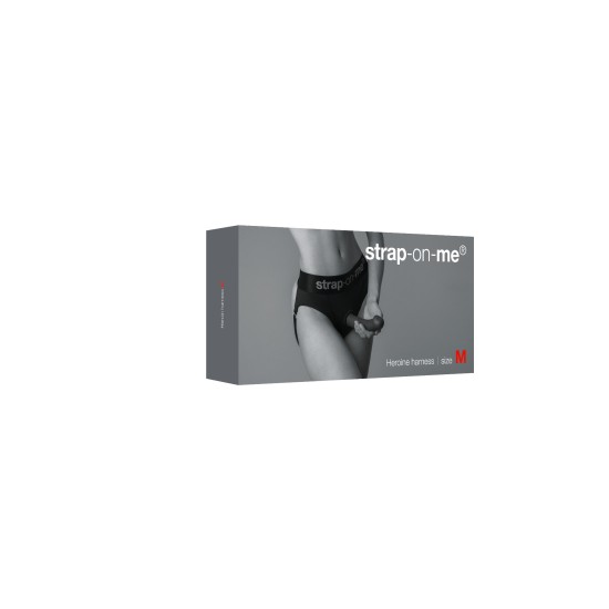 Strap On Me - Harness Lingerie Heroine - M - Black Strap On Me - Harness Lingerie Heroine - M - Black