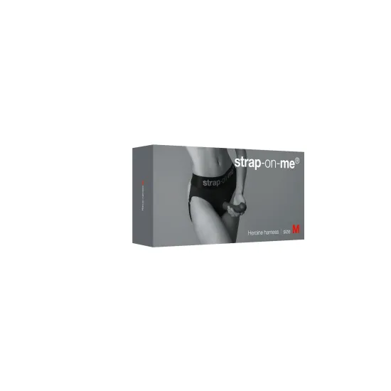 Strap On Me - Harness Lingerie Heroine - M - Black Strap On Me - Harness Lingerie Heroine - M - Black