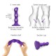 Strap On Me - Dildo Geisha Balls - Medium - Purple Strap On Me - Dildo Geisha Balls - Medium - Purple