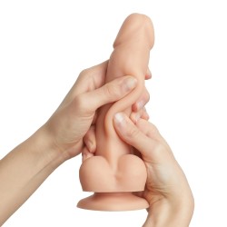 Strap On Me - Sliding Skin Realistic Dildo Vanilla - M Strap On Me - Sliding Skin Realistic Dildo Vanilla - M
