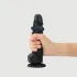 Strap On Me - Sliding Skin Realistic Dildo - Black - XL