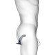 Strap On Me - Dildo Plug Snaky Metallic Blue - M