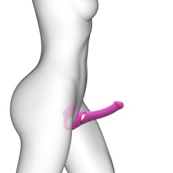Strap On Me - Multi Orgasm Bendable Strap-On - S - Fuchsia Strap On Me - Multi Orgasm Bendable Strap-On - S - Fuchsia