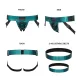 Strap On Me - Leatherette Harness Curious - Metallic Green Strap On Me - Leatherette Harness Curious - Metallic Green
