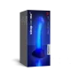 Strap On Me - Glow-LED Dildo Purple - M
