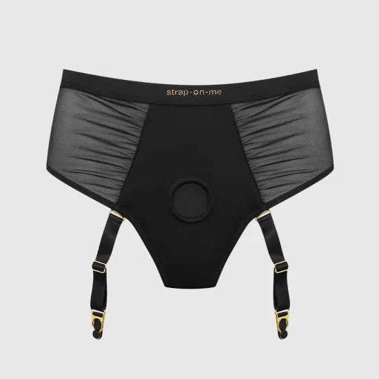 Strap On Me - Harness Lingerie Idylle - M - Black Strap On Me - Harness Lingerie Idylle - M - Black