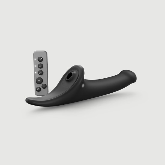 Strap On Me - Multi Orgasm Dildo - M - Black Tr Strap On Me - Multi Orgasm Dildo - M - Black Tr