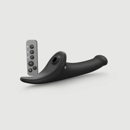 Strap On Me - Multi Orgasm Dildo - M - Black Tr Strap On Me - Multi Orgasm Dildo - M - Black Tr