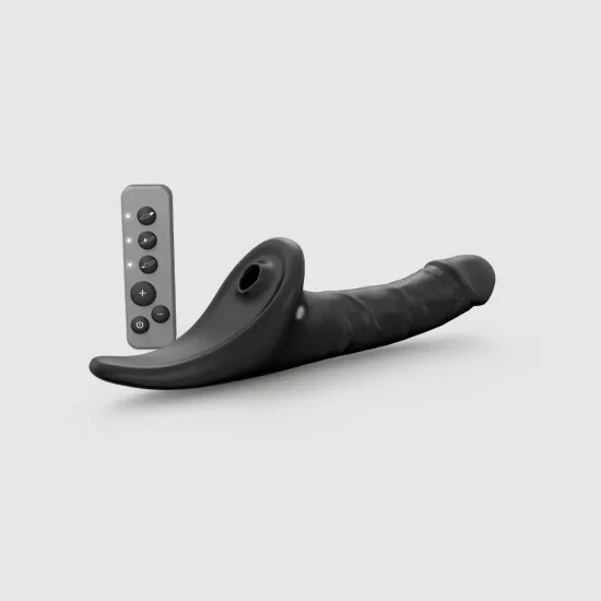 Strap On Me - Multi Orgasm Realistic Dildo - M - Black Tr Strap On Me - Multi Orgasm Realistic Dildo - M - Black Tr