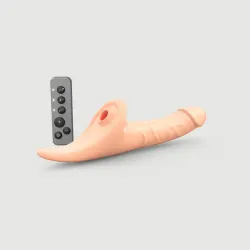 Strap On Me - Multi Orgasm Realistic Dildo - M - Vanilla Tr Strap On Me - Multi Orgasm Realistic Dildo - M - Vanilla Tr