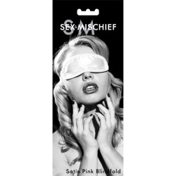 S&M Satin Blindfold - Light Pink S&M Satin Blindfold - Light Pink