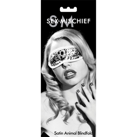 S&M Satin Blindfold - Animal S&M Satin Blindfold - Animal