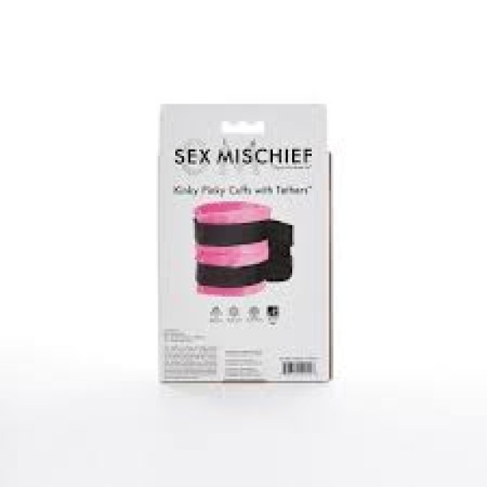 S&M Kinky Pinky Cuffs with Tethers S&M Kinky Pinky Cuffs with Tethers
