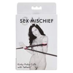 S&M Kinky Pinky Cuffs with Tethers S&M Kinky Pinky Cuffs with Tethers