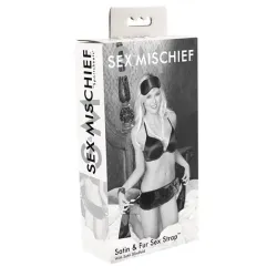 S&M Satin & Fur Sex Strap S&M Satin & Fur Sex Strap