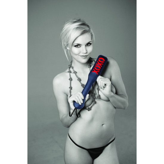 S&M XOXO Paddle: Black S&M XOXO Paddle: Black