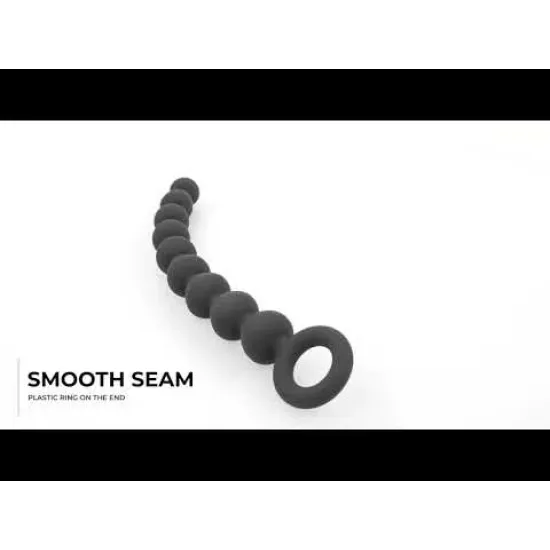 S&M Black Silicone Anal Beads S&M Black Silicone Anal Beads
