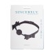 Sportsheets Sincerely Bow Tie Faux Leather Silicone Ball Gag Sportsheets Sincerely Bow Tie Faux Leather Silicone Ball Gag
