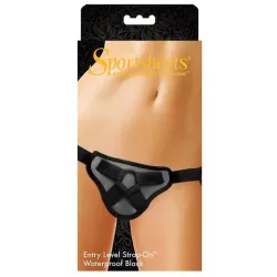Sportsheets Strap On Entry Level Harness Waterproof - Black