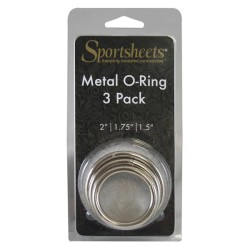 Sportsheets Metal O-Ring 3 Pack Sportsheets Metal O-Ring 3 Pack