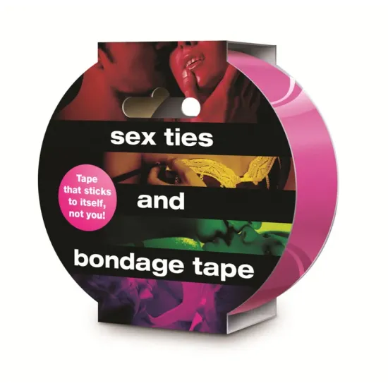 Sex Ties & Bondage Tape - Pink Sex Ties & Bondage Tape - Pink