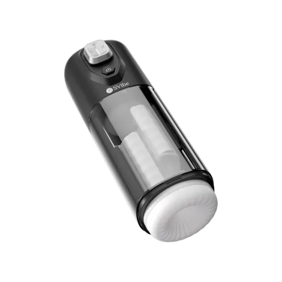 SVibe Ikon VOLT Masturbator - Black SVibe Ikon VOLT Masturbator - Black