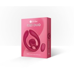 SVibe Snail GIZI Duo Couples Stimulator - Burgundy