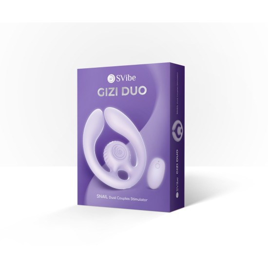 SVibe Snail GIZI Duo Couples Stimulator - Lilac