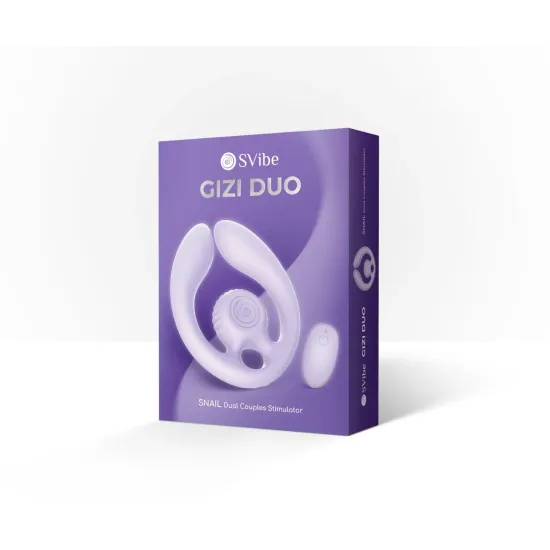 SVibe Snail GIZI Duo Couples Stimulator - Lilac SVibe Snail GIZI Duo Couples Stimulator - Lilac