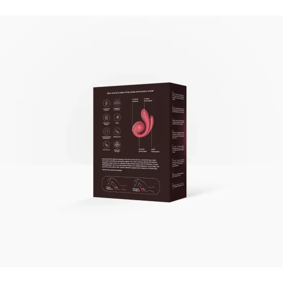 SVibe Snail GIZI Pro Triple G-Spot Stimulator - Bordeaux SVibe Snail GIZI Pro Triple G-Spot Stimulator - Bordeaux