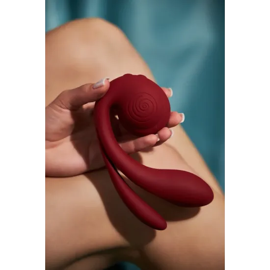 SVibe Snail GIZI Pro Triple G-Spot Stimulator - Bordeaux SVibe Snail GIZI Pro Triple G-Spot Stimulator - Bordeaux