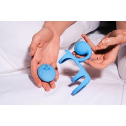 SVibe Snail JOVI ARC Couples Ring - Blue Haze