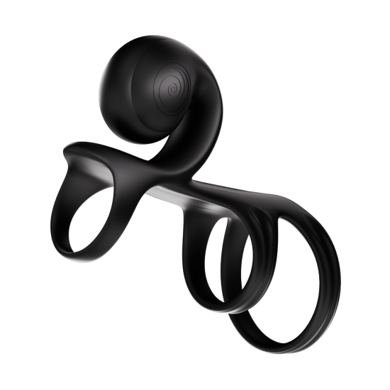 SVibe Snail JOVI ARC Couples Ring - Noir Haze