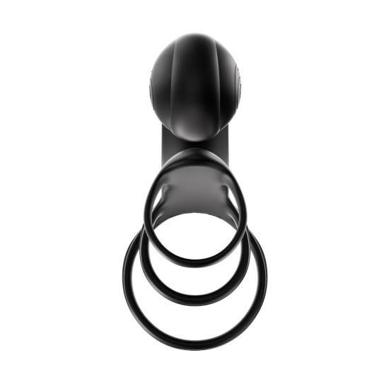 SVibe Snail JOVI ARC Couples Ring - Noir Haze