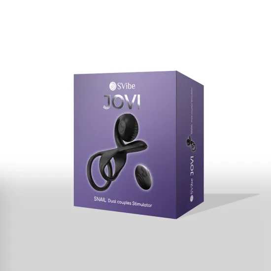 SVibe Snail JOVI Couples Ring - Black SVibe Snail JOVI Couples Ring - Black