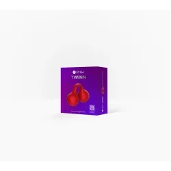SVibe Snail TWINN Finger Vibrator - Cherry (Red) - NO APP